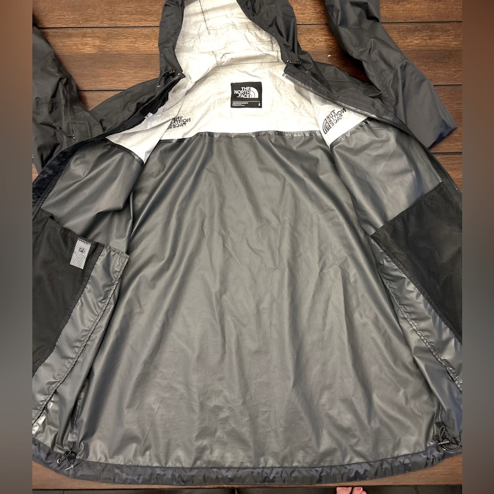 Mens Large The North Face jacket Black & Blue Camo